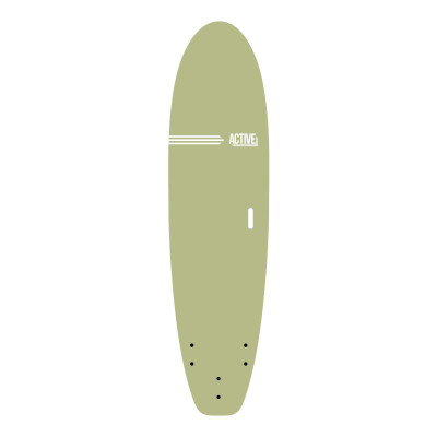 Planche de Surf en Mousse Active Flow - Kaki - 7'6
