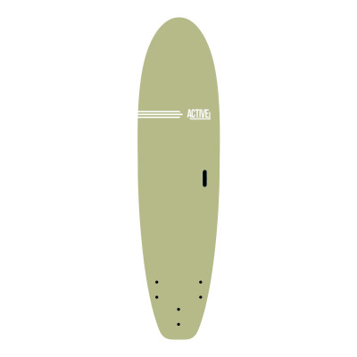 Planche de Surf en Mousse Active Flow - Kaki - 6'6