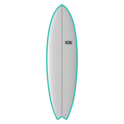 Planche de Surf Active Fish Color - Muted Green - 6'4