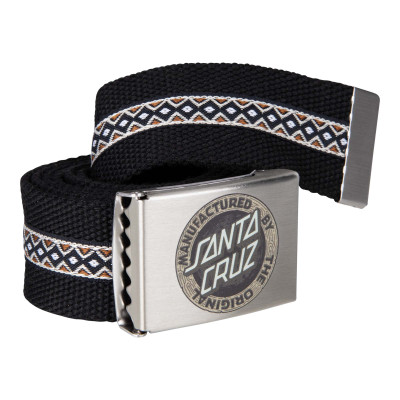 Ceinture Santa Cruz Carved MFG - Black