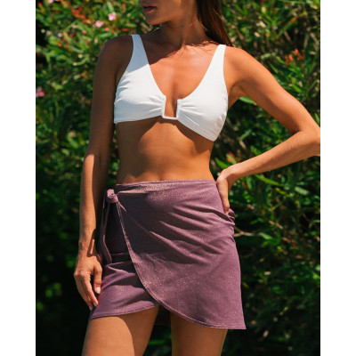 Jupe De Plage Sowe Capucine - Aubergine