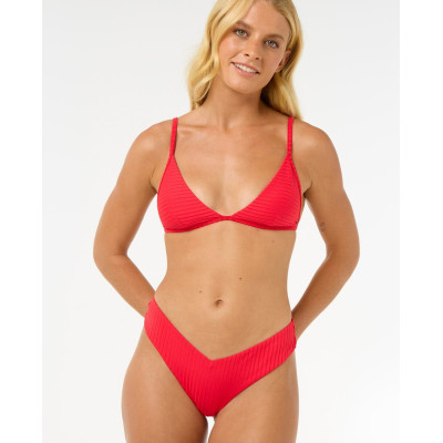 Haut De Maillot De Bain Rip Curl Premium Surf Fixed Tri - Hibiscus Red