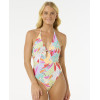 Maillot De Bain Une Pièce Rip Curl Cala Vadella Cheeky