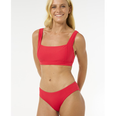 Haut De Maillot De bain Rip Curl Premium Surf D-DD Crop - Hibiscus Red