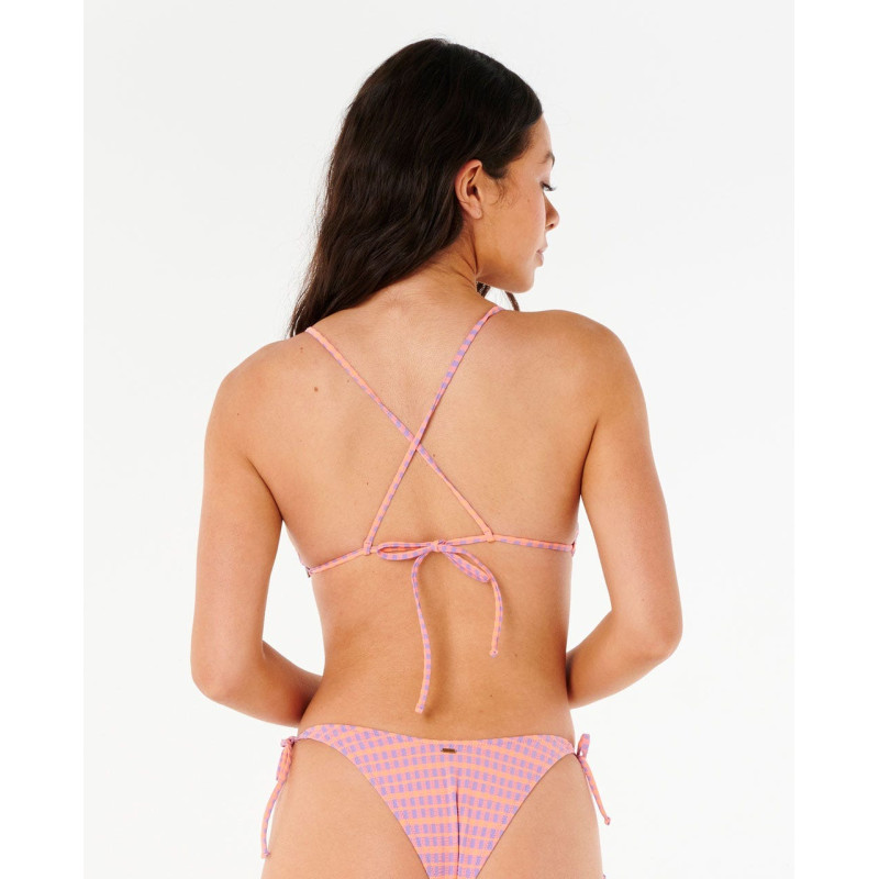 Haut de Maillot de Bain Rip Curl Isles Plaid Sliding Tri