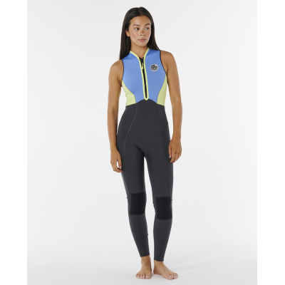 Combinaison de Surf Rip Curl Femme G Bomb 1.5mm Long Jane - Multico