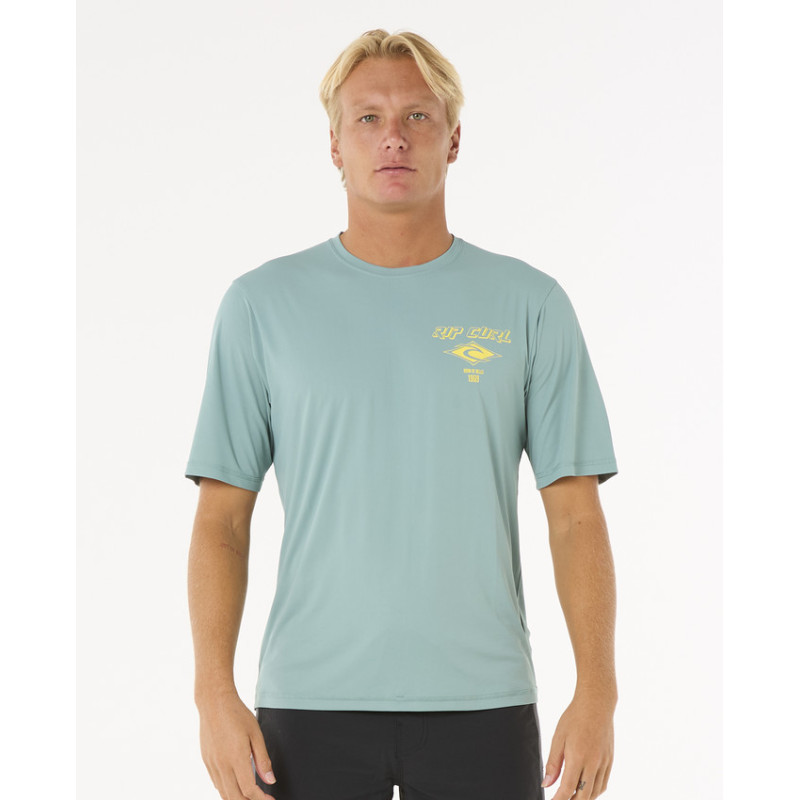 Lycra Manches Courtes Rip Curl Homme Icons Surflite UPF