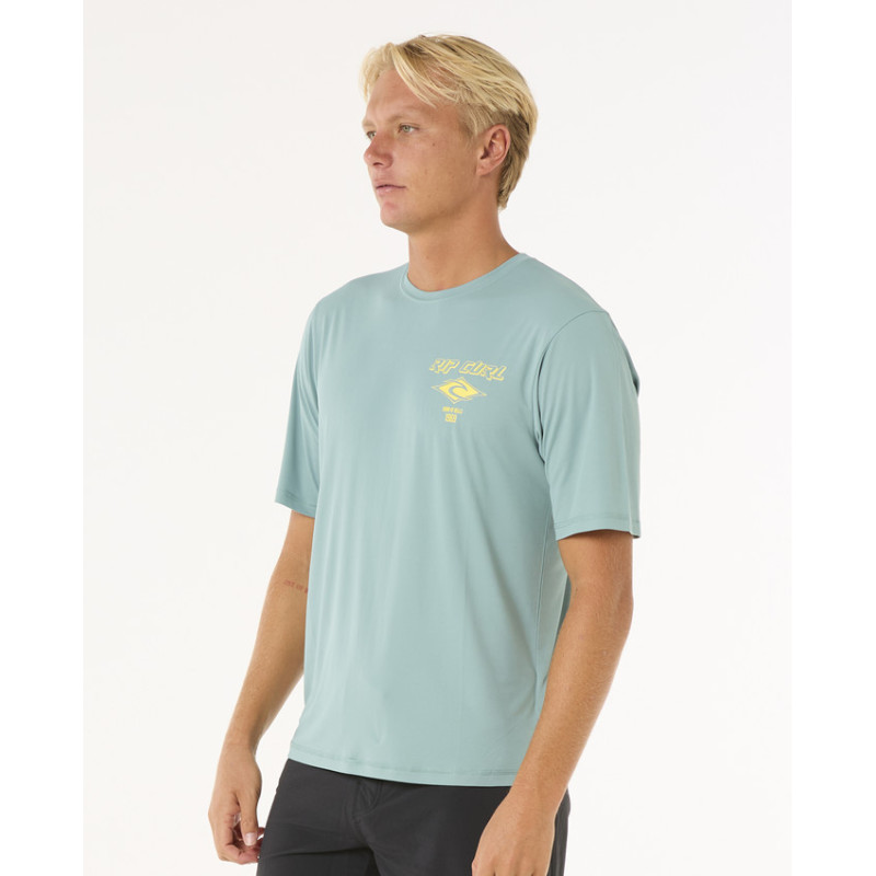 Lycra Manches Courtes Rip Curl Homme Icons Surflite UPF