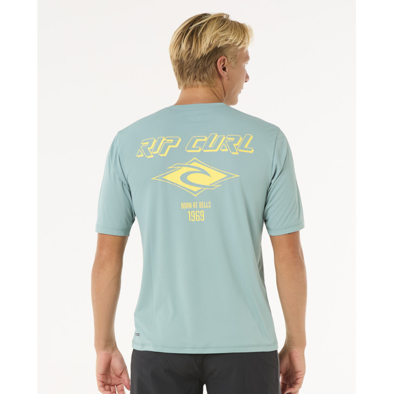 Lycra Manches Courtes Rip Curl Homme Icons Surflite UPF