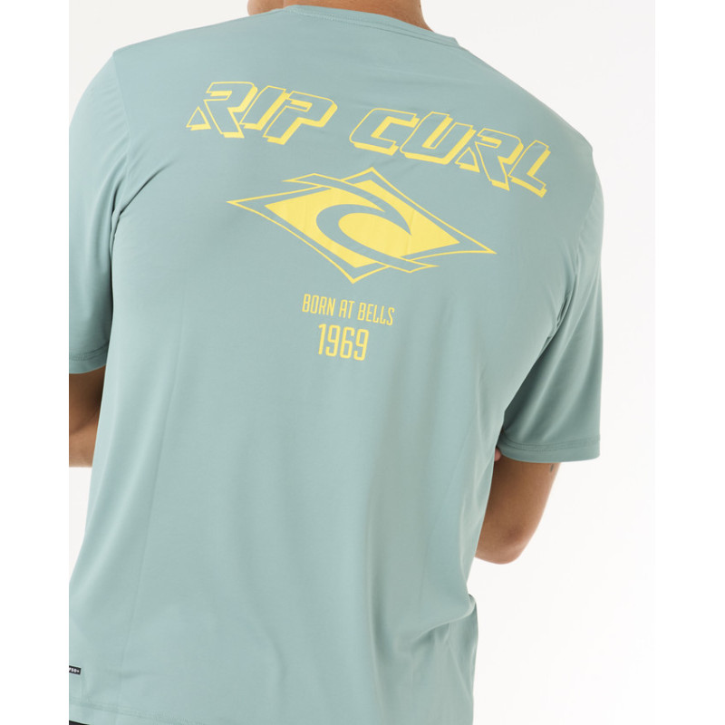 Lycra Manches Courtes Rip Curl Homme Icons Surflite UPF