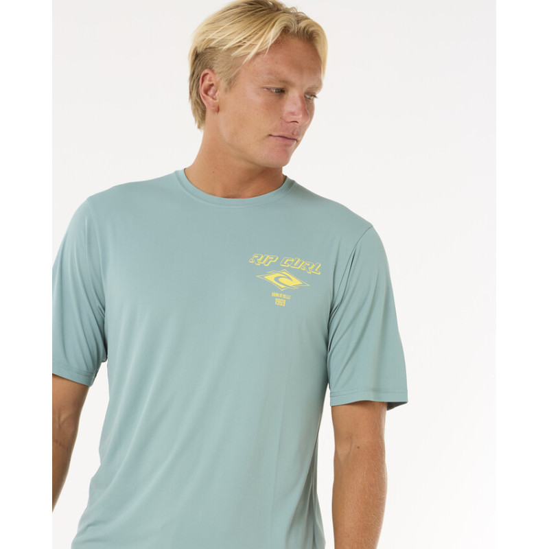 Lycra Manches Courtes Rip Curl Homme Icons Surflite UPF