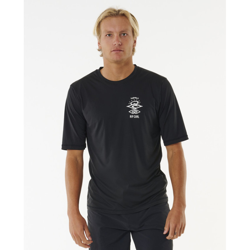 Lycra Manches Courtes Rip Curl Homme Icons Surflite UPF