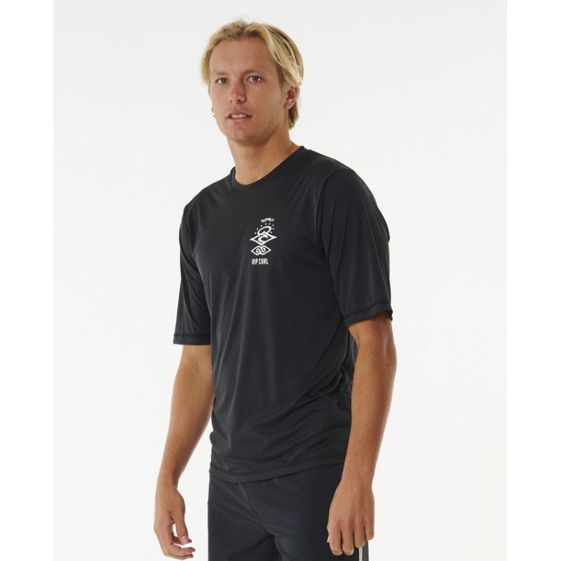 Lycra Manches Courtes Rip Curl Homme Icons Surflite UPF