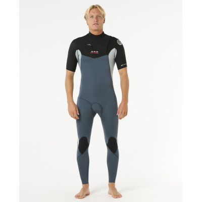 Combinaison de Surf Rip Curl Dawn Patrol 2/2 Intégrale Manches Courtes  - Pine Night