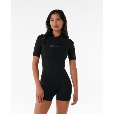 Combinaison De Surf Shorty Rip Curl Femme Dawn Patrol 2mm - Black