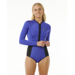 Combinaison De Surf Shorty Rip Curl Femme G Bomb 1.5mm Manches Longues