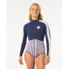 Combinaison De Surf Shorty Rip Curl Femme G Bomb Good 1.5mm Manches Longues