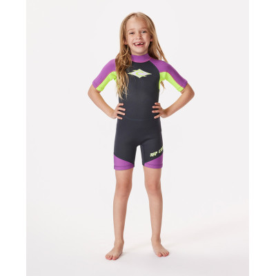 Combinaison De Surf Shorty Rip Curl Baby Omega 2mm - Purple