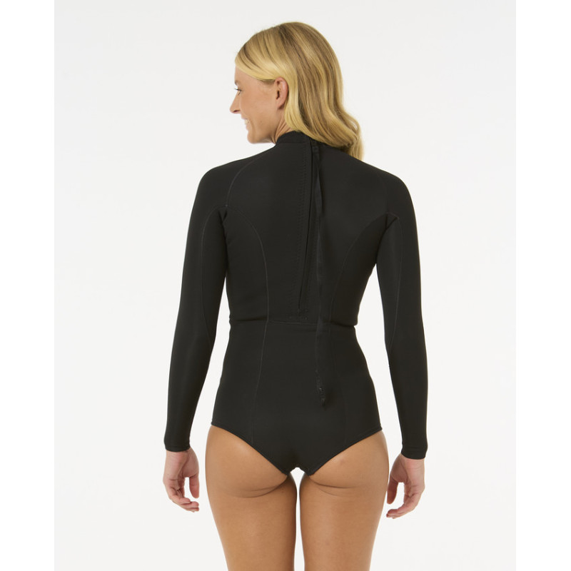 Combinaison De Surf Shorty Rip Curl Femme G Bomb Boyleg 1.5mm Manches Longues