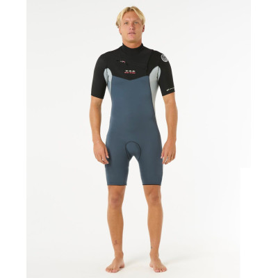 Combinaison De Surf Shorty Rip Curl Homme Dawn Patrol 2mm Chest Zip - Pine Night