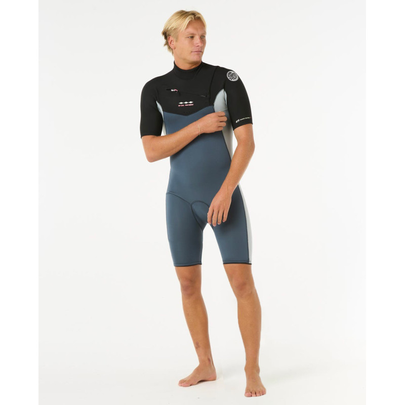 Combinaison De Surf Shorty Rip Curl Homme Dawn Patrol 2mm Chest Zip
