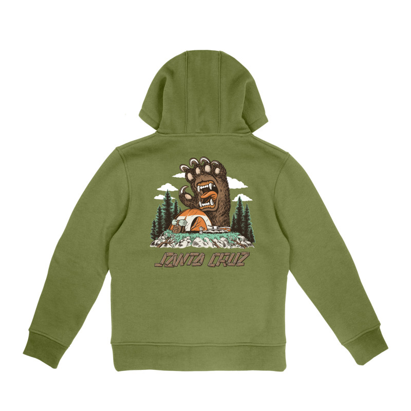 Sweat A Capuche Santa Cruz Enfant Screaming Grizzly