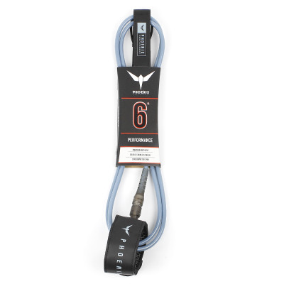 Leash de Surf Phoenix Performance Leather - Slate Blue - 6'