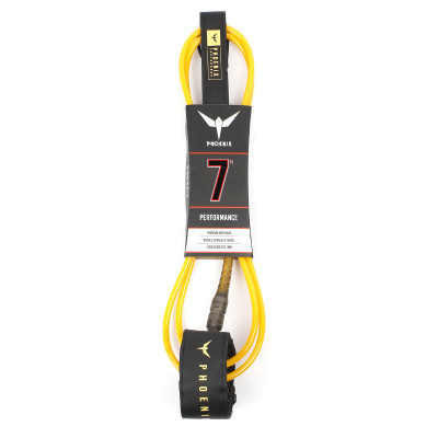 Leash de Surf Phoenix Performance Leather - Tangerine - 7'