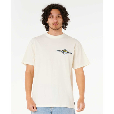 T-Shirt Rip Curl Raw Energy Maxxed - Bone