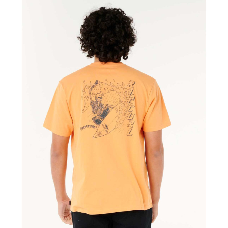 T-Shirt Rip Curl Lived The Search
