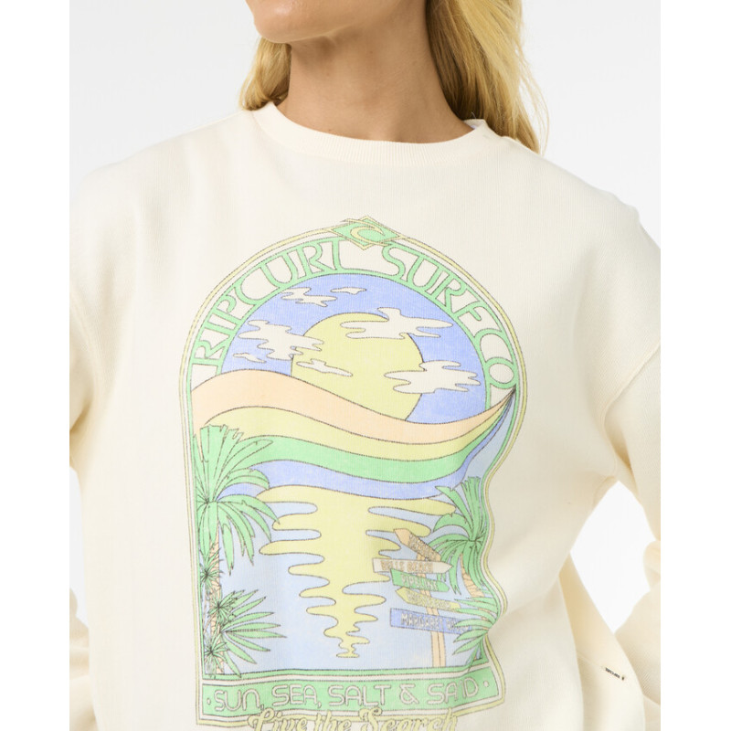 Sweat Rip Curl Femme Sun & Sea Relaxed 