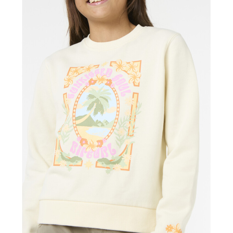 Sweat Rip Curl Fille Island Bliss Art