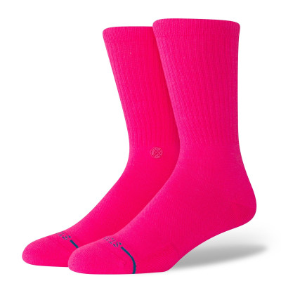 Chaussette Stance Icon Fluo - Neon Pink