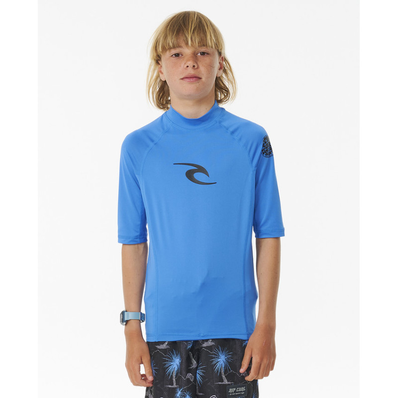 Lycra Manches Courtes Enfant Rip Curl  Brand Wave