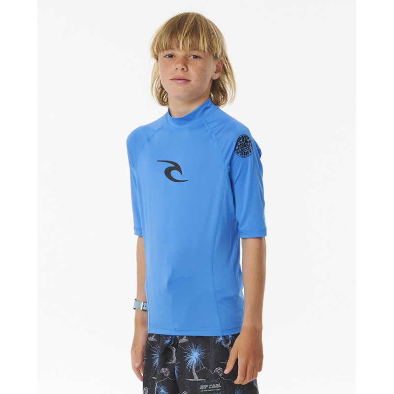Lycra Manches Courtes Enfant Rip Curl  Brand Wave