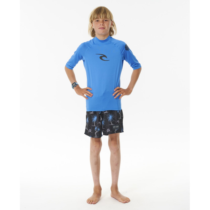 Lycra Manches Courtes Enfant Rip Curl  Brand Wave