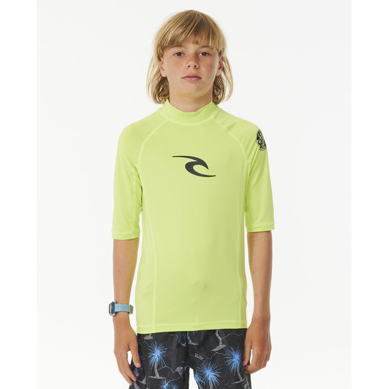 Lycra Manches Courtes Enfant Rip Curl  Brand Wave