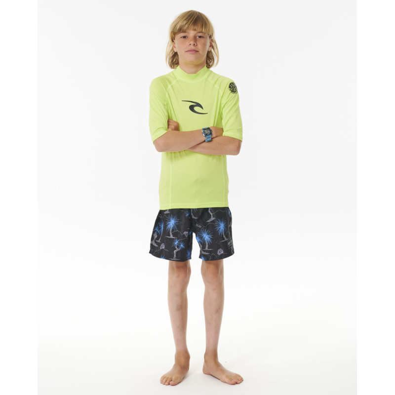 Lycra Manches Courtes Enfant Rip Curl  Brand Wave