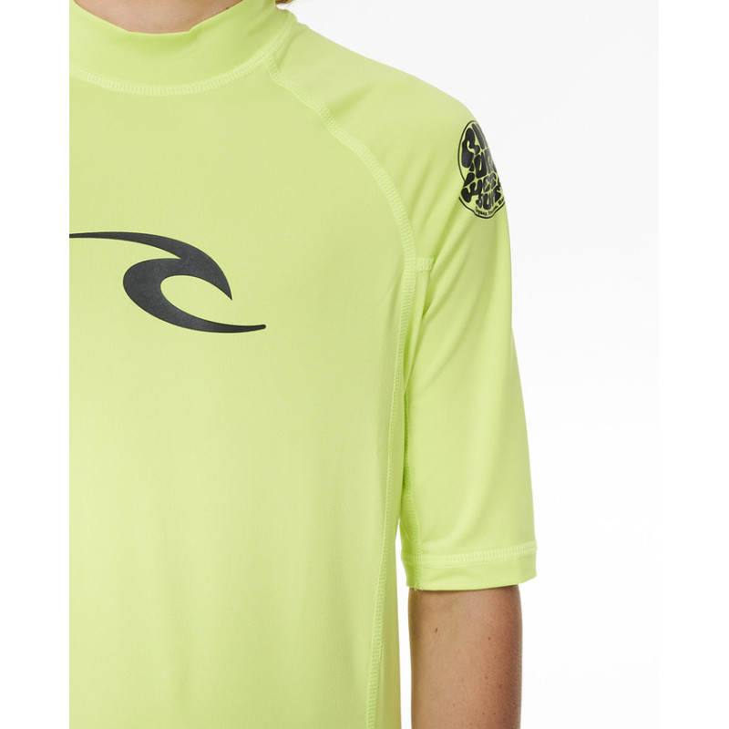 Lycra Manches Courtes Enfant Rip Curl  Brand Wave