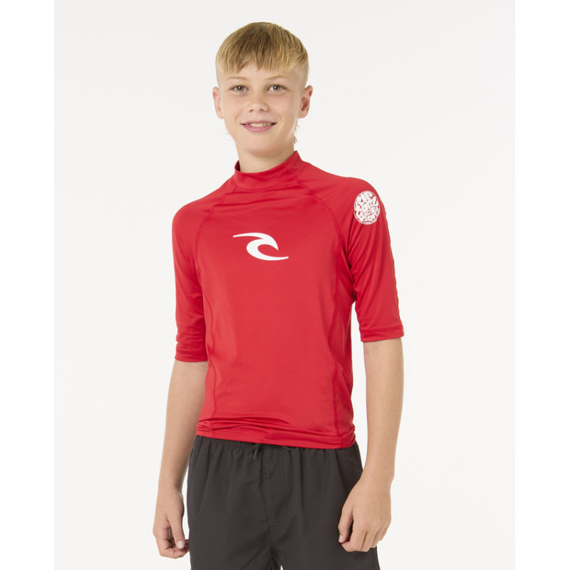 Lycra Manches Courtes Enfant Rip Curl  Brand Wave
