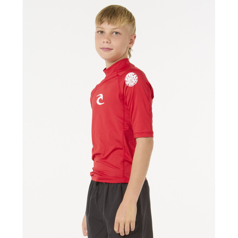 Lycra Manches Courtes Enfant Rip Curl  Brand Wave
