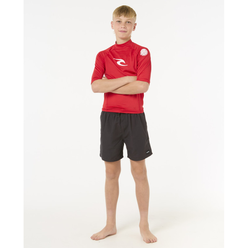 Lycra Manches Courtes Enfant Rip Curl  Brand Wave