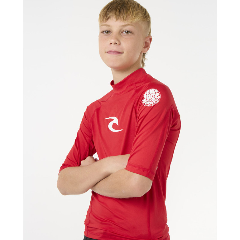 Lycra Manches Courtes Enfant Rip Curl  Brand Wave