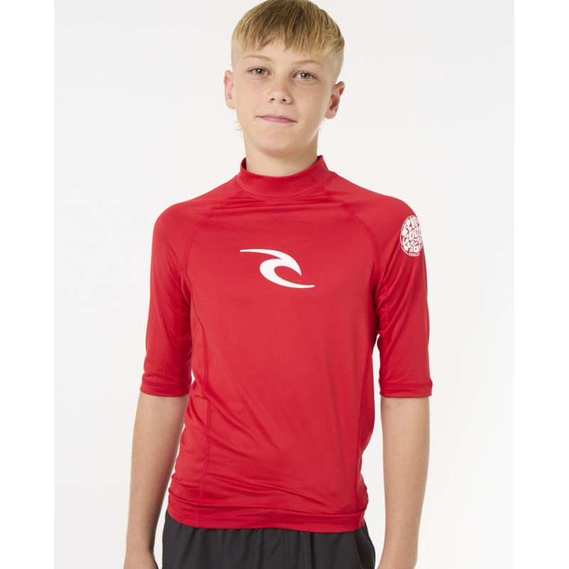 Lycra Manches Courtes Enfant Rip Curl  Brand Wave