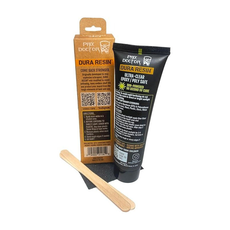 Kit de Réparation Phix Doctor Dura Resin Epoxy et Polyester 2 oz (59ml)