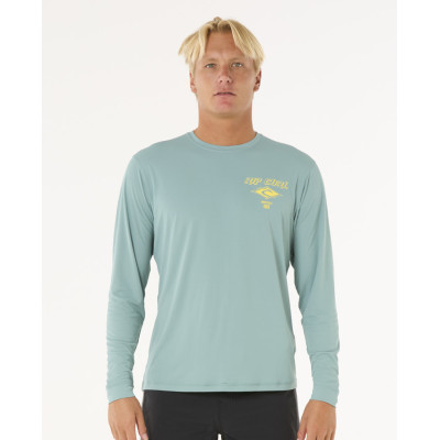 Lycra Manches Longues Rip Curl Icons Surflite UPF - Blue Lagoon