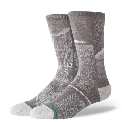 Chaussette Stance Death Star Wars Crew  - Grey