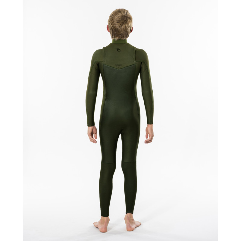 Combinaison Rip Curl Enfant Dawn Patrol Perforance 5/3 Chest Zip