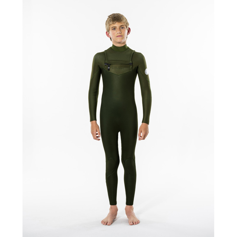 Combinaison Rip Curl Enfant Dawn Patrol Perforance 5/3 Chest Zip