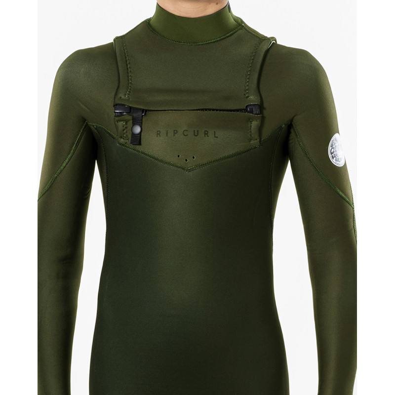 Combinaison Rip Curl Enfant Dawn Patrol Perforance 5/3 Chest Zip